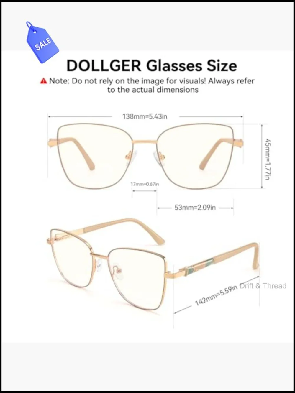 Cat Eye Blue Light Blocking Glasses for Women Metal Frame Computer Glasses